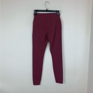Made for Italic High Rise Maroon Leggings Size S